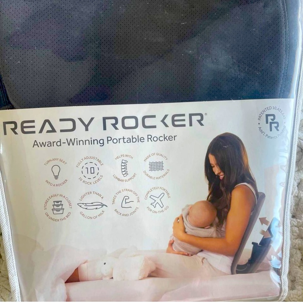 Ready Rocker- portable rocking chair, used once. Still in original packaging